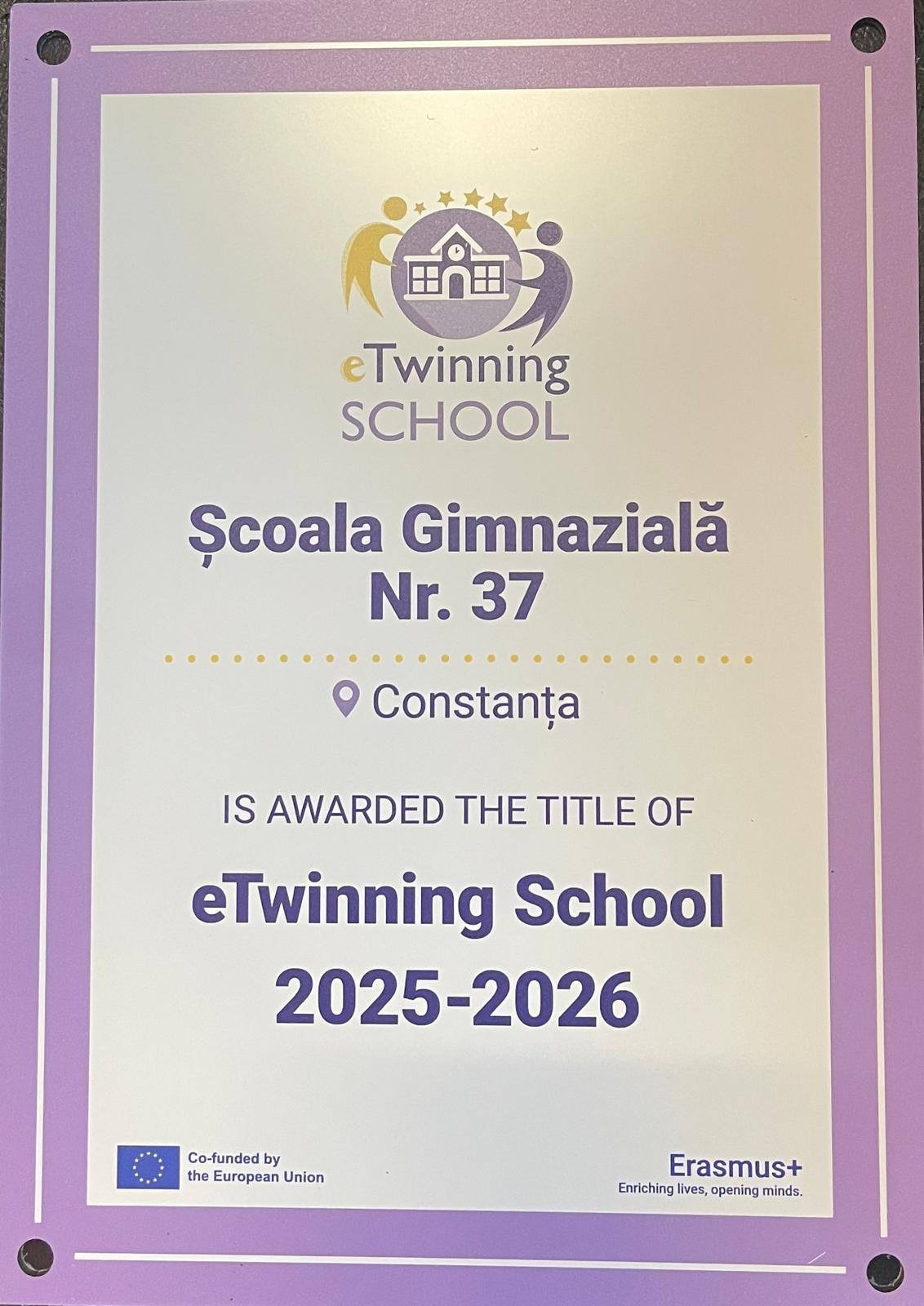 Scoala Gimnaziala Nr.37 Constanta - Etwinning