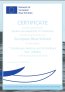Blue School Certificate